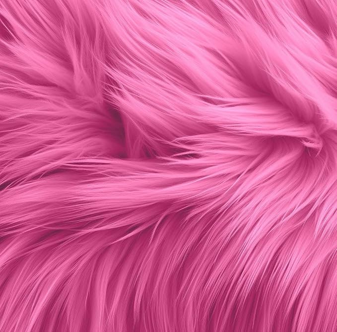 Luxurious Shaggy Faux Fur Tablecloth | Elegant Faux Fur for Dining Table by FabricLA - Prismatic Fiber Arts
