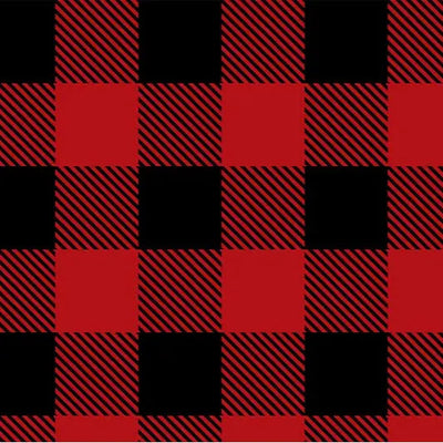 Buffalocheck Cloud Cuddle Scarlet Fabric per yard - Prismatic Fiber Arts