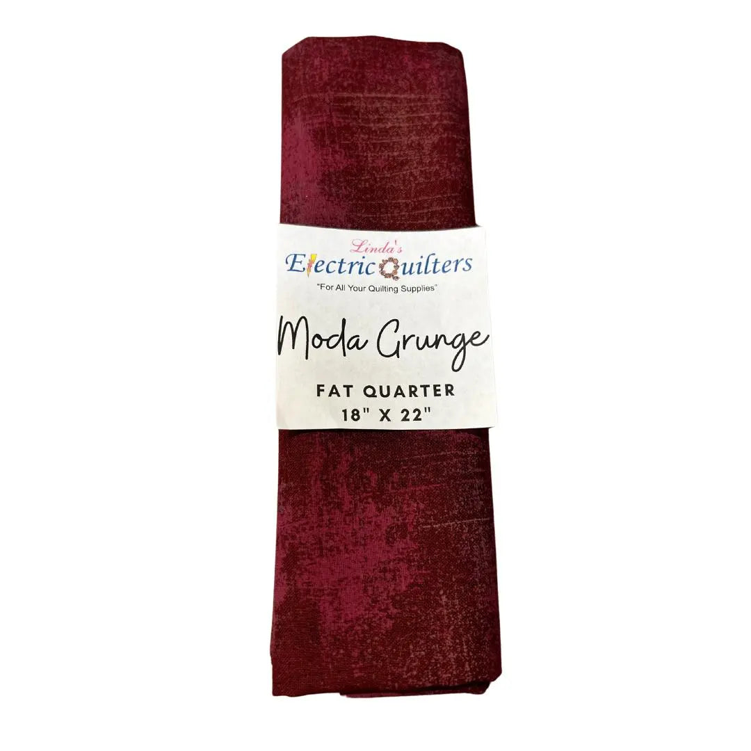 297 Burgundy Moda Grunge - Fat Quarter - Prismatic Fiber Arts