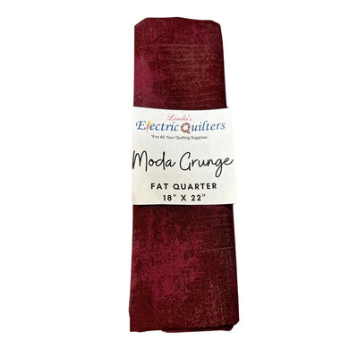 297 Burgundy Moda Grunge - Fat Quarter - Prismatic Fiber Arts