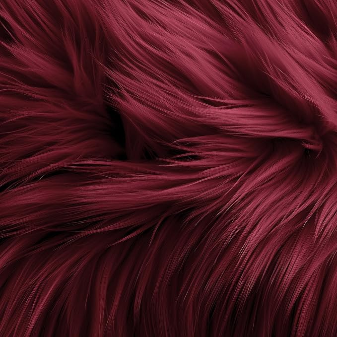 Luxurious Shaggy Faux Fur Tablecloth | Elegant Faux Fur for Dining Table by FabricLA - Prismatic Fiber Arts