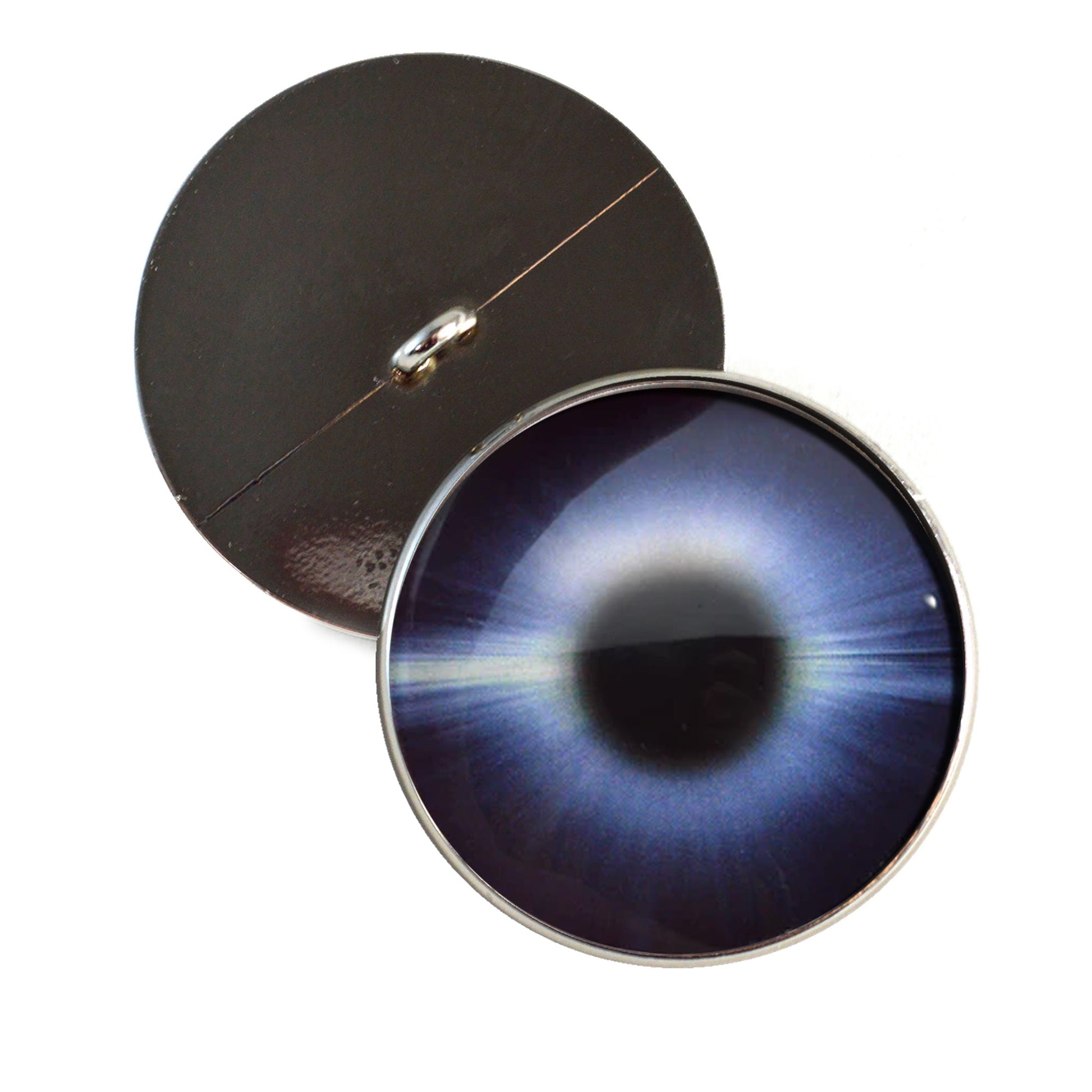 Burst of Light Sew-On Button Glass Eyes - Prismatic Fiber Arts