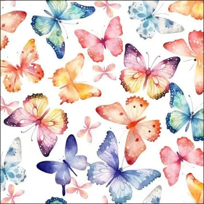 Butterfly Fantasy Butterflies Cotton 44"/45" Fabric Per Yard - Prismatic Fiber Arts