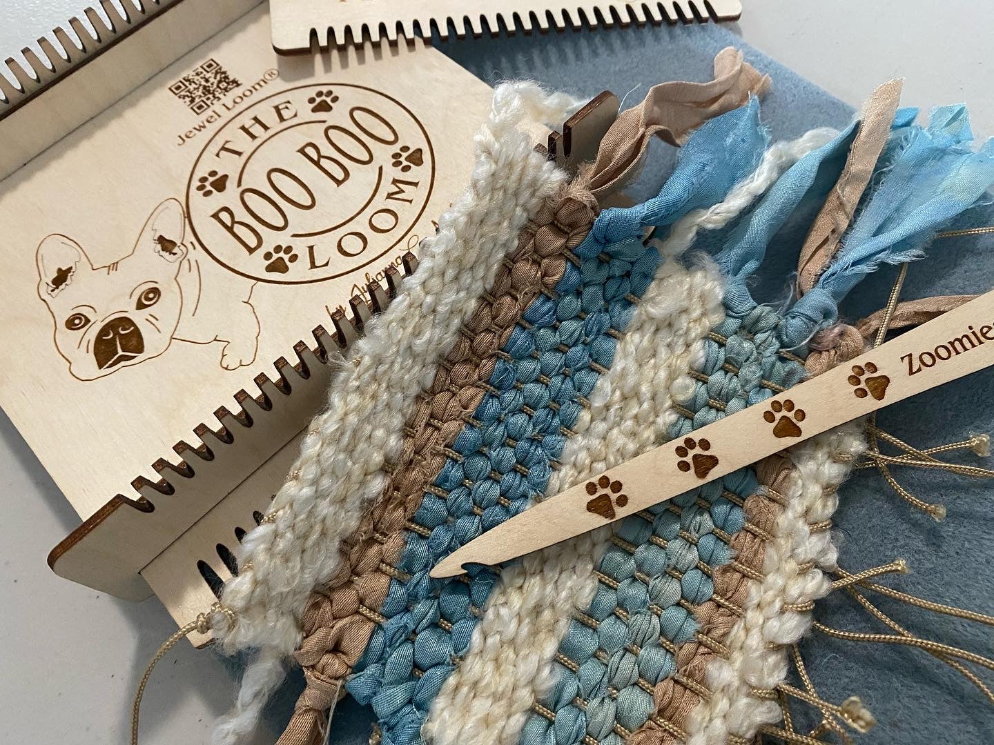 Jewel Loom Wood Bead Weaving Loom Boo Boo Coaster Maker Loom - Prismatic Fiber Arts