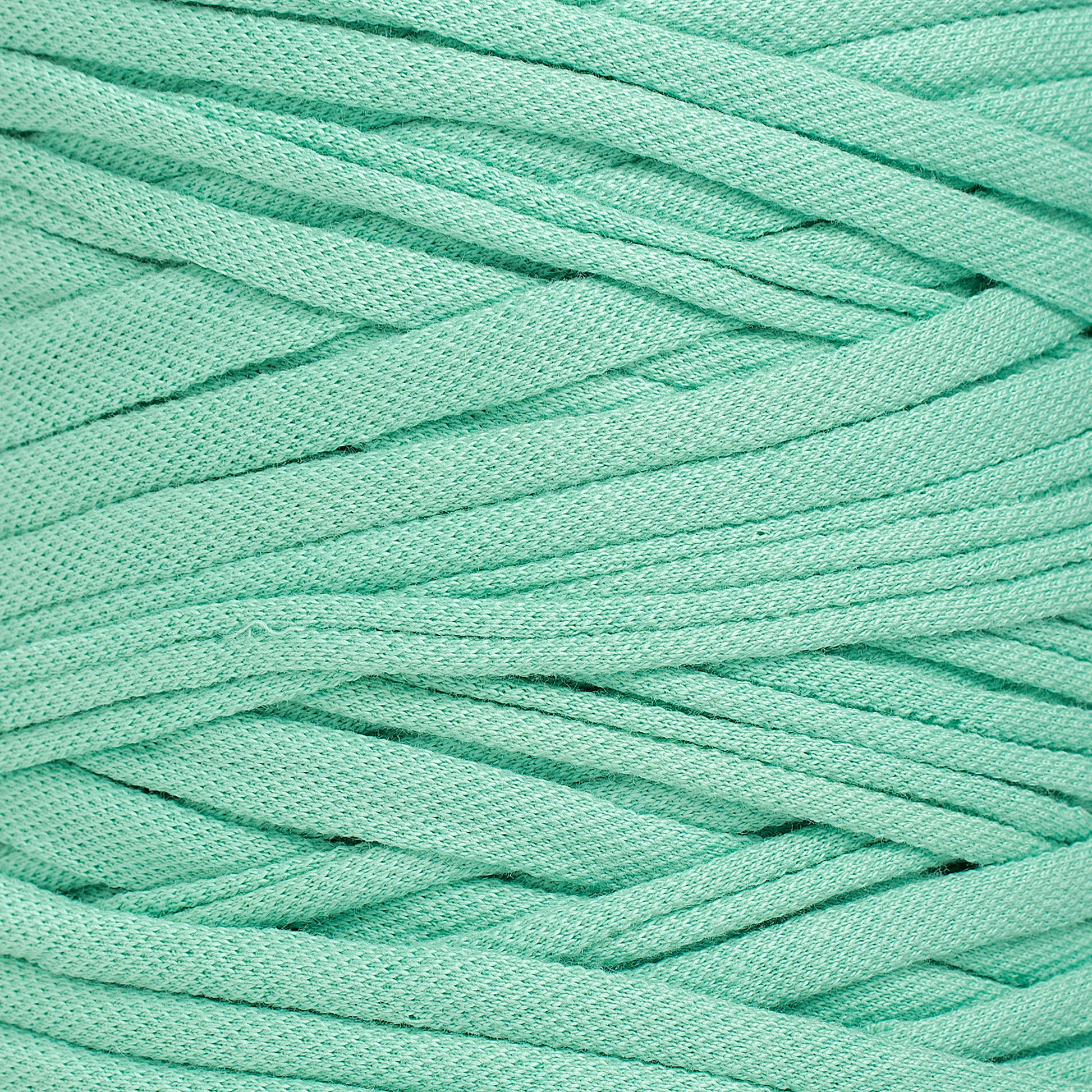 Recycled T-Shirt Fabric Yarn - Caribbean Sea Color - Prismatic Fiber Arts