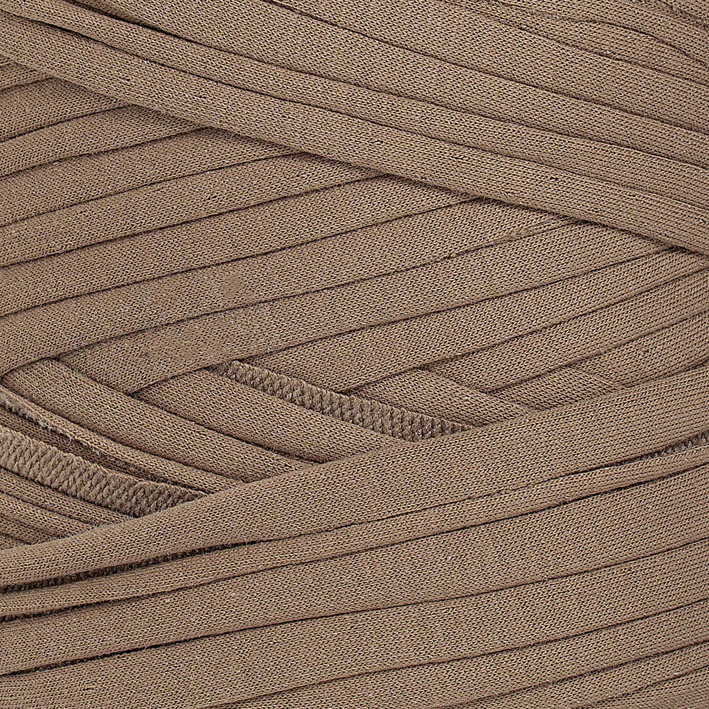 Recycled T-Shirt Fabric Yarn - Chestnut Color - Prismatic Fiber Arts