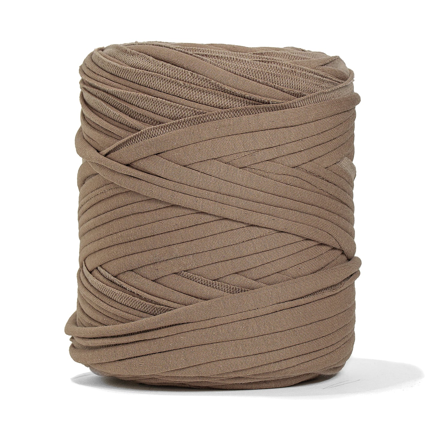 Recycled T-Shirt Fabric Yarn - Chestnut Color - Prismatic Fiber Arts