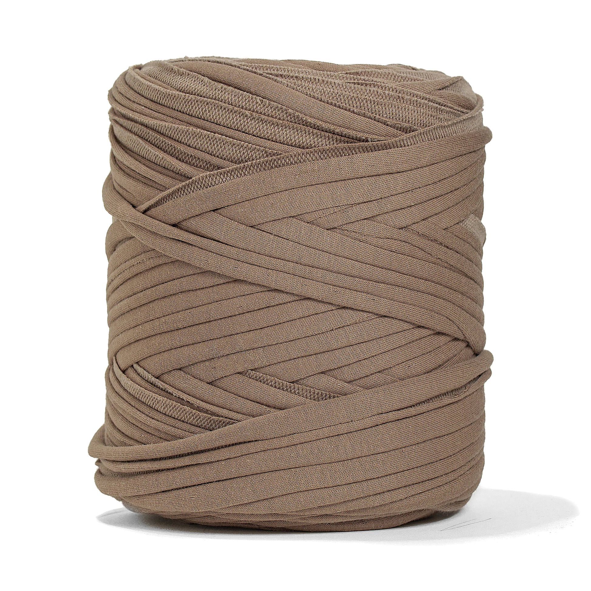Recycled T-Shirt Fabric Yarn - Chestnut Color - Prismatic Fiber Arts