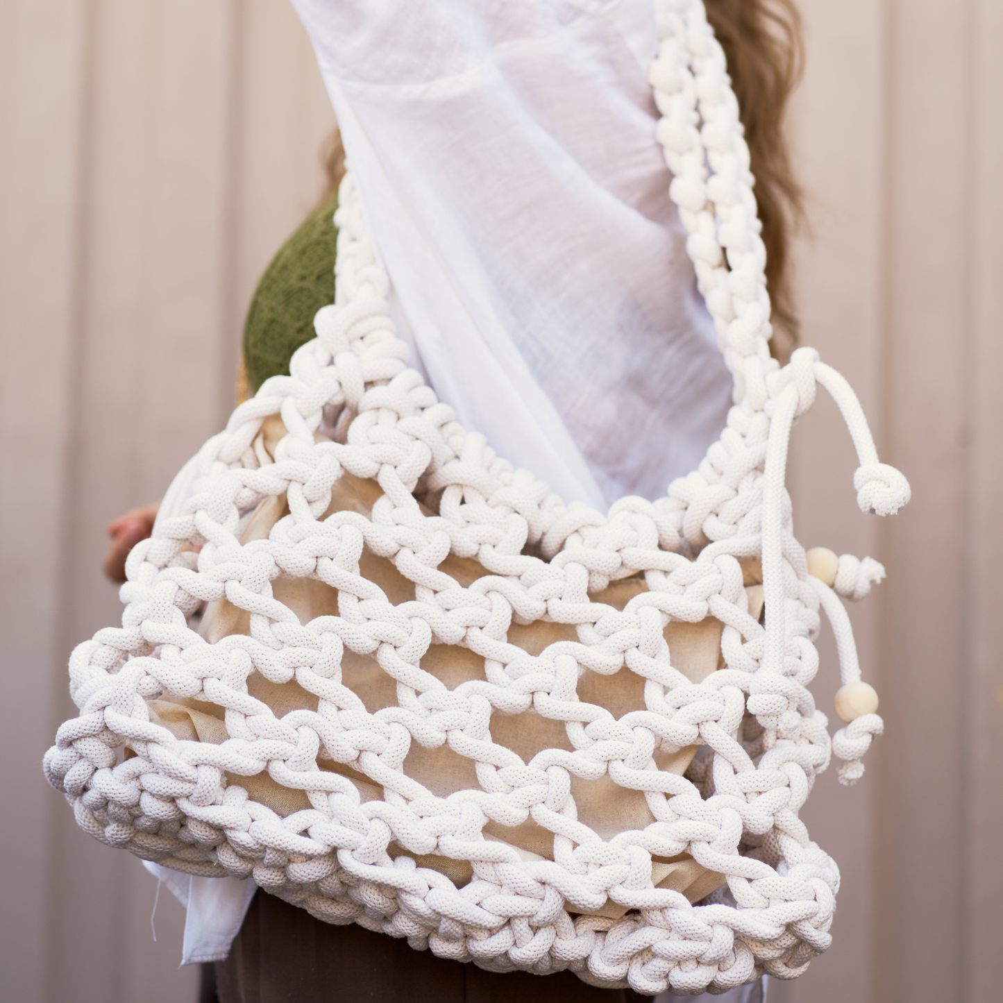 CHUNKY MACRAME HANDBAG DIY KIT - Prismatic Fiber Arts