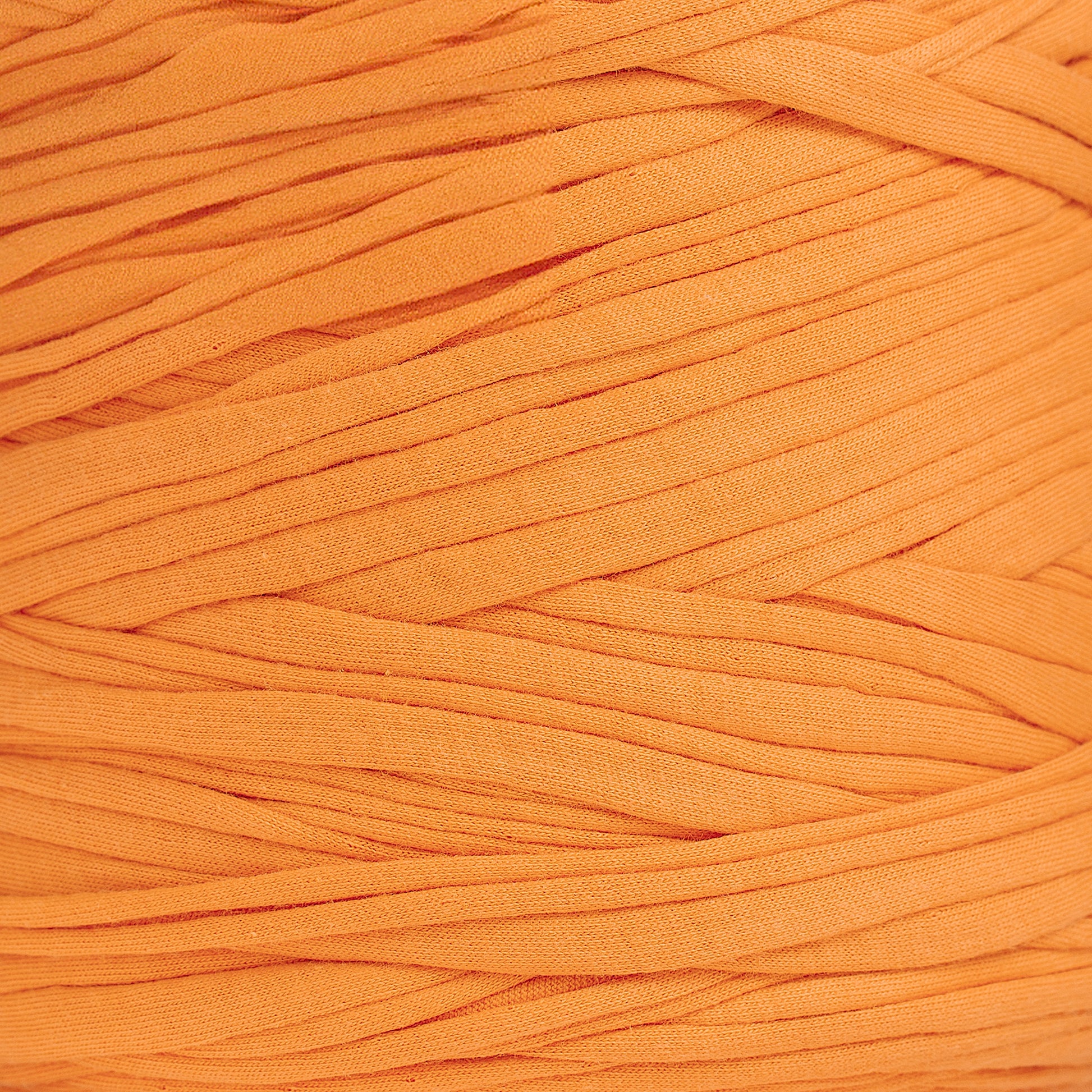 Recycled T-Shirt Fabric Yarn - Citrus Color - Prismatic Fiber Arts