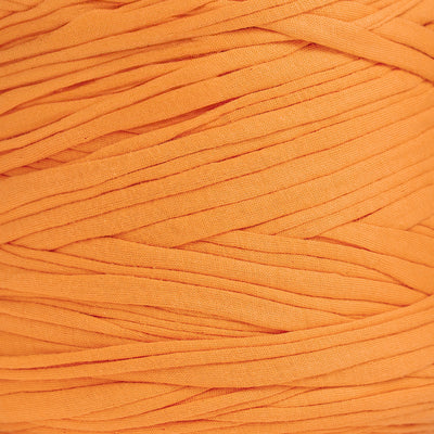 Recycled T-Shirt Fabric Yarn - Citrus Color - Prismatic Fiber Arts