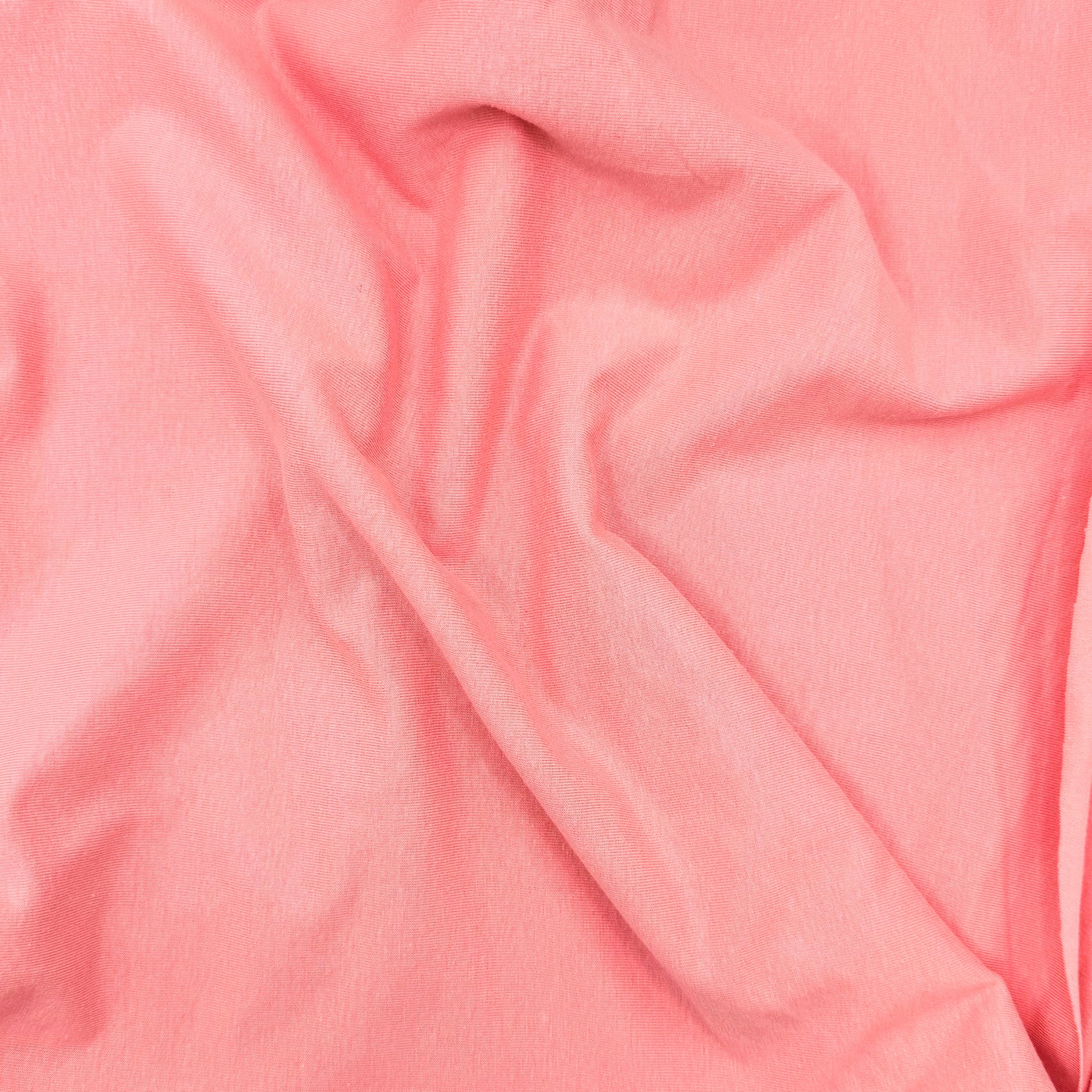 FabricLA 10 oz Cotton Spandex Jersey Knit Fabric – 4-Way Stretch | Dark Peach - Prismatic Fiber Arts