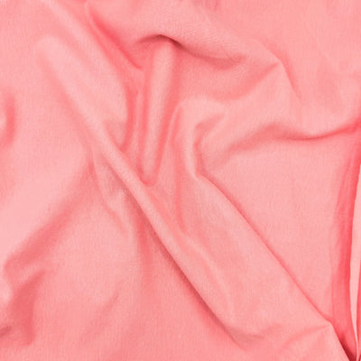 FabricLA 10 oz Cotton Spandex Jersey Knit Fabric – 4-Way Stretch | Dark Peach - Prismatic Fiber Arts
