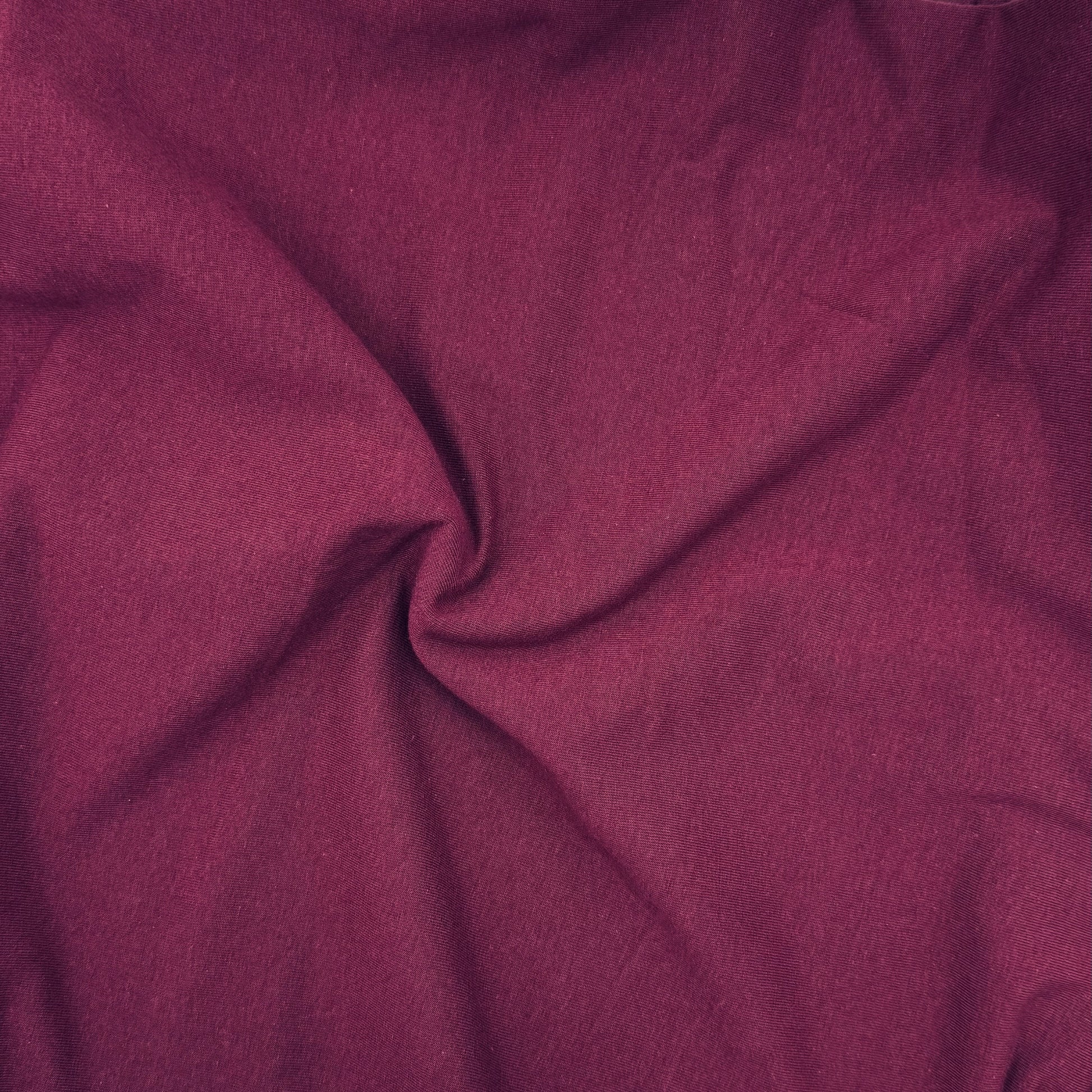 FabricLA 10 oz Cotton Spandex Jersey Knit Fabric – 4-Way Stretch | Maroon - Prismatic Fiber Arts
