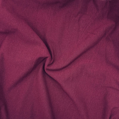 FabricLA 10 oz Cotton Spandex Jersey Knit Fabric – 4-Way Stretch | Maroon - Prismatic Fiber Arts