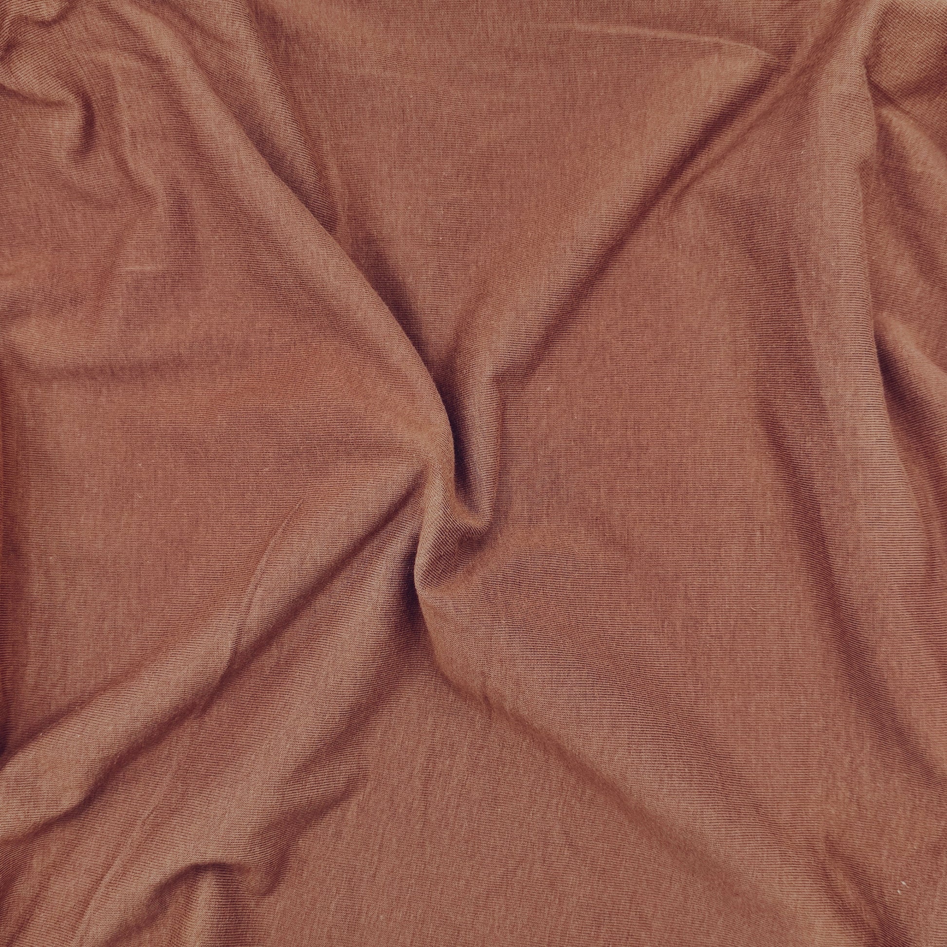 FabricLA 10 oz Cotton Spandex Jersey Knit Fabric – 4-Way Stretch | Mocha Brown - Prismatic Fiber Arts