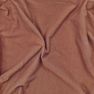 FabricLA 10 oz Cotton Spandex Jersey Knit Fabric – 4-Way Stretch | Mocha Brown - Prismatic Fiber Arts