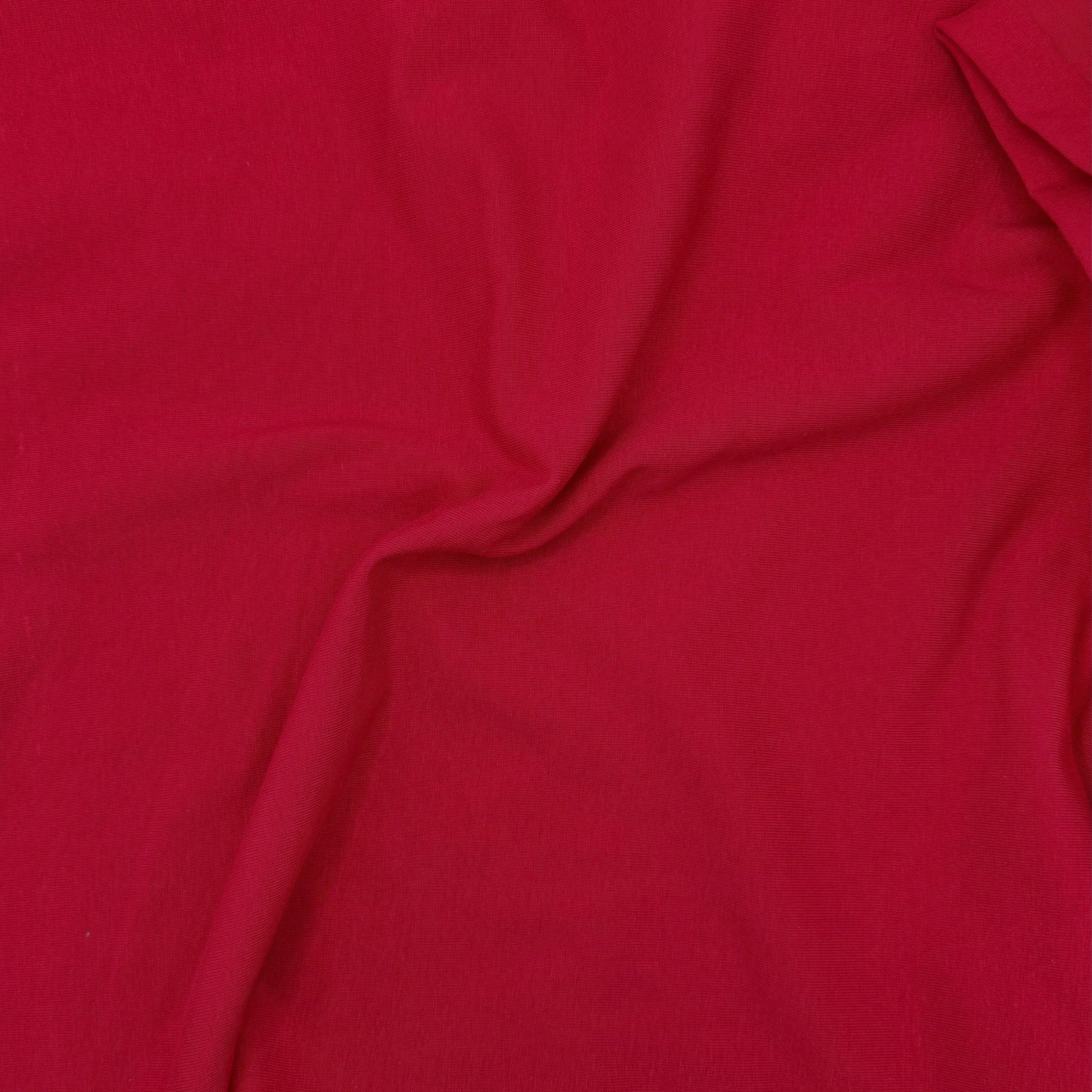 FabricLA 10 oz Cotton Spandex Jersey Knit Fabric – 4-Way Stretch | Red - Prismatic Fiber Arts
