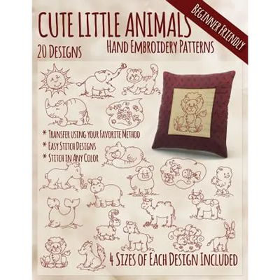 Cute Little Animals Hand Embroidery Designs