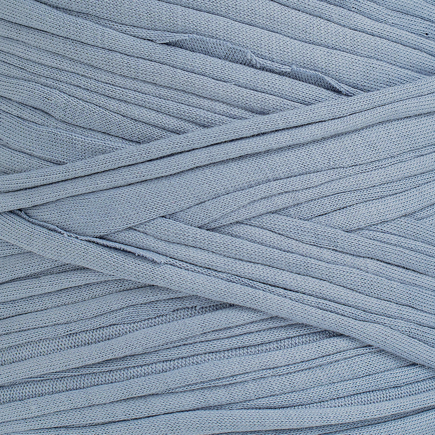 Recycled T-Shirt Fabric Yarn - Cloudy Blue Color - Prismatic Fiber Arts