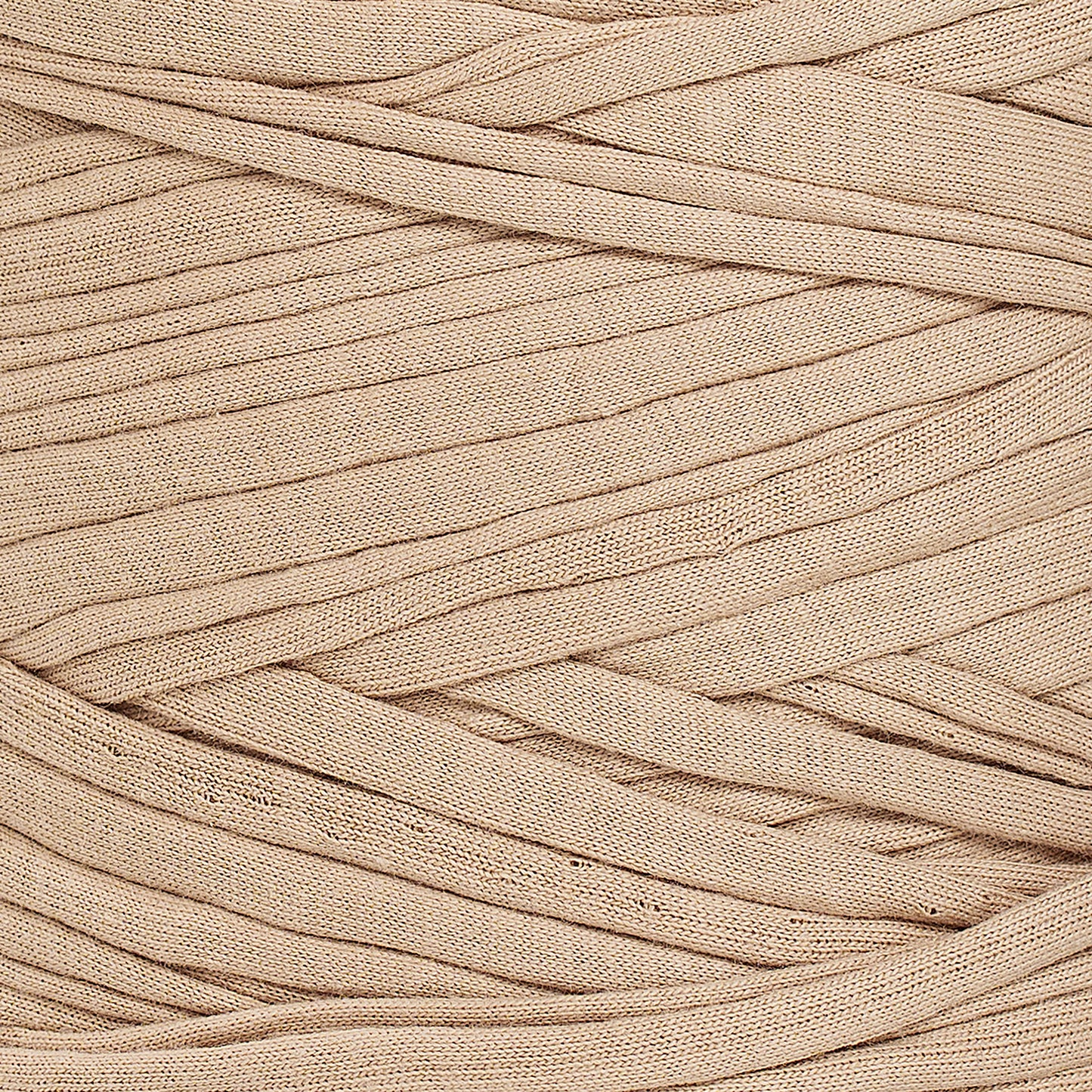 Recycled T-Shirt Fabric Yarn - Cocoa Color - Prismatic Fiber Arts