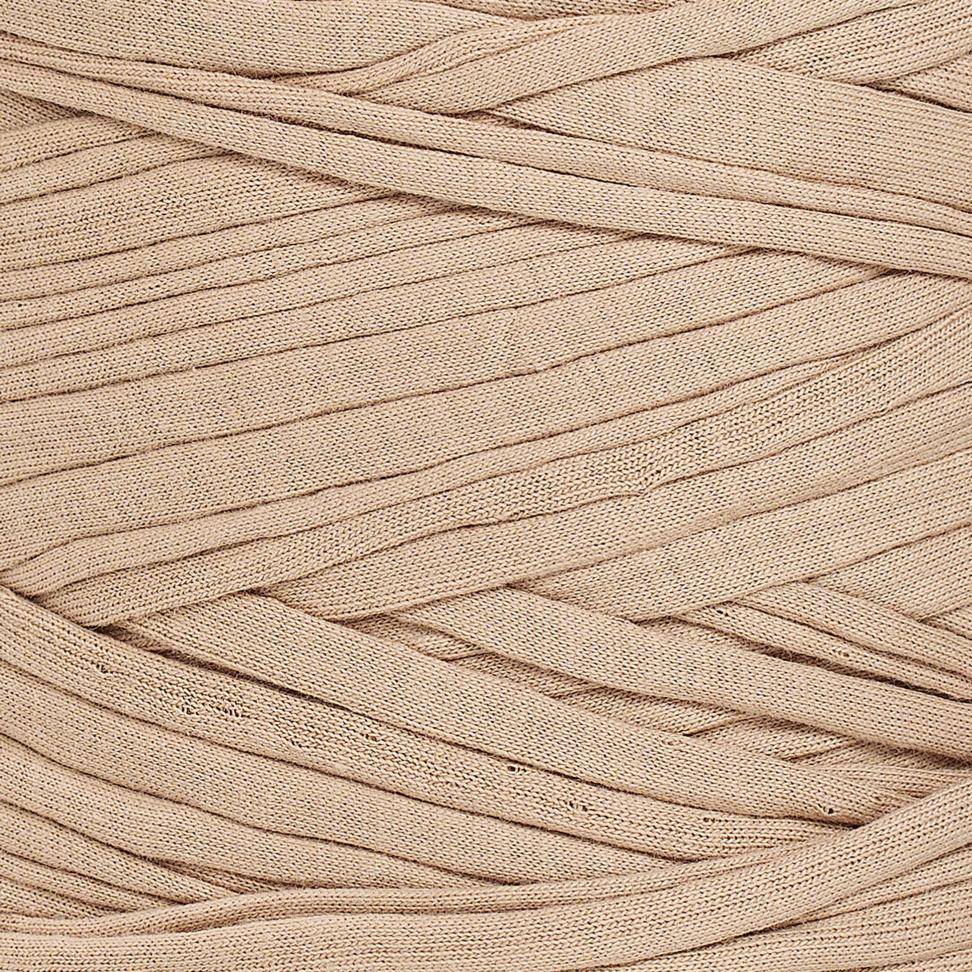 Recycled T-Shirt Fabric Yarn - Cocoa Color - Prismatic Fiber Arts