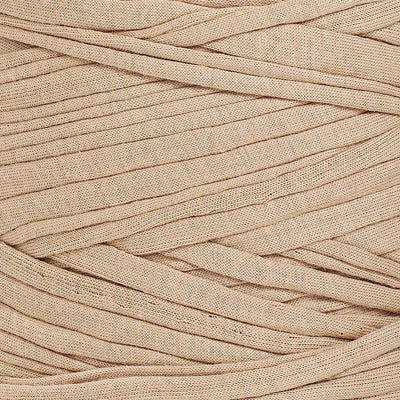 Recycled T-Shirt Fabric Yarn - Cocoa Color - Prismatic Fiber Arts