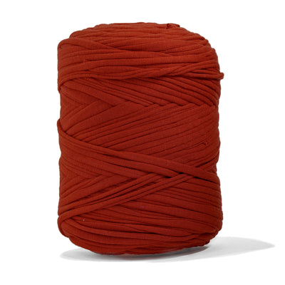Recycled T-Shirt Fabric Yarn - Copper Color - Prismatic Fiber Arts