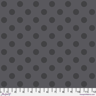 Carbon Pom Pom True Colors 43/44" Cotton Fabric Per Yard - Prismatic Fiber Arts