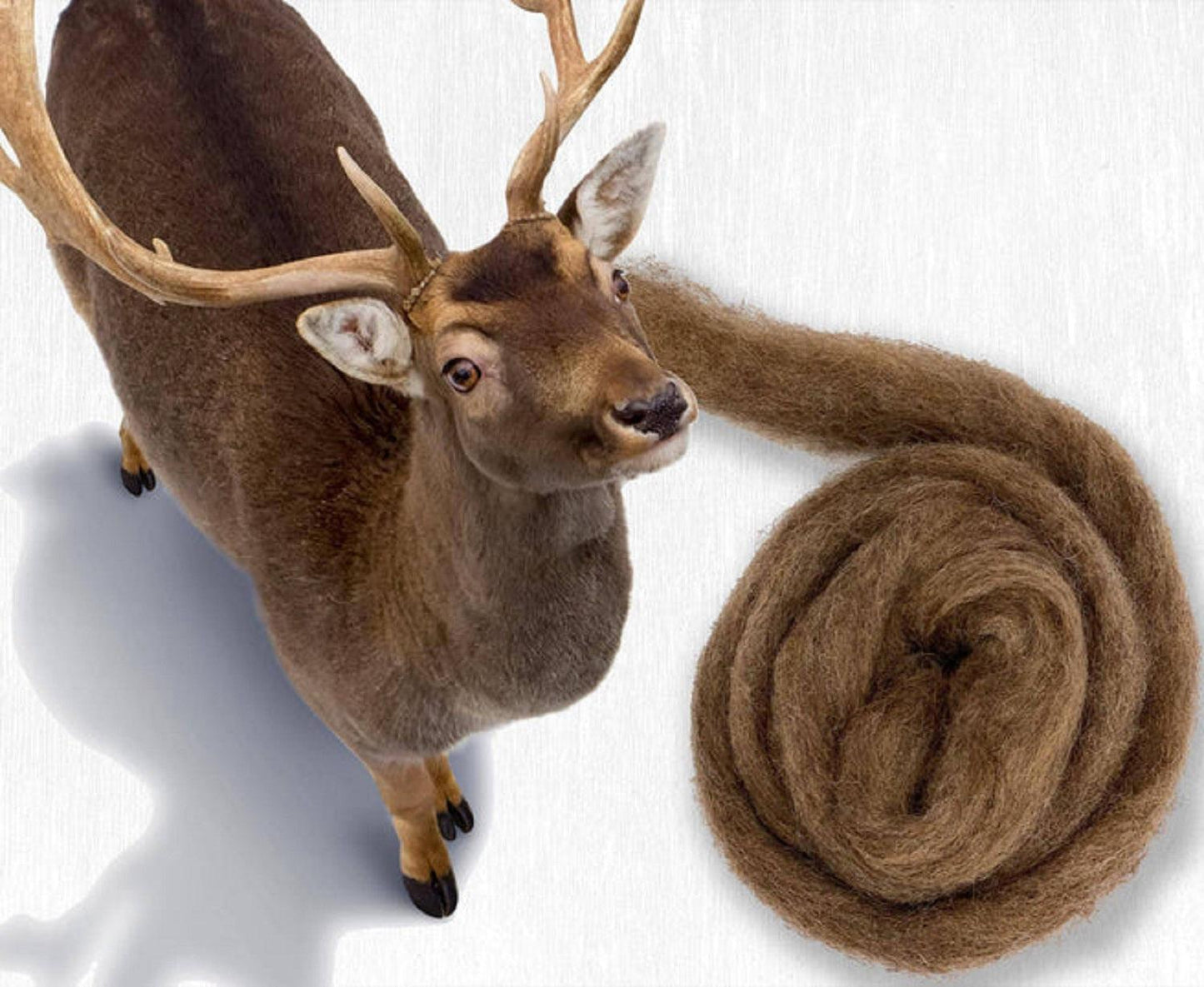 Furry Friends | Carded Corriedale Wool Sliver - Prismatic Fiber Arts