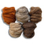 Furry Friends Variety Pack | Carded Corriedale Wool Sliver | 5 Colors - Prismatic Fiber Arts