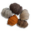 Furry Friends Variety Pack | Carded Corriedale Wool Sliver | 5 Colors - Prismatic Fiber Arts