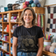 Fox & Yarn T-shirt - Prismatic Fiber Arts