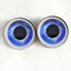 Celestial Blue Doll Sew-On Button Glass Eyes - Prismatic Fiber Arts