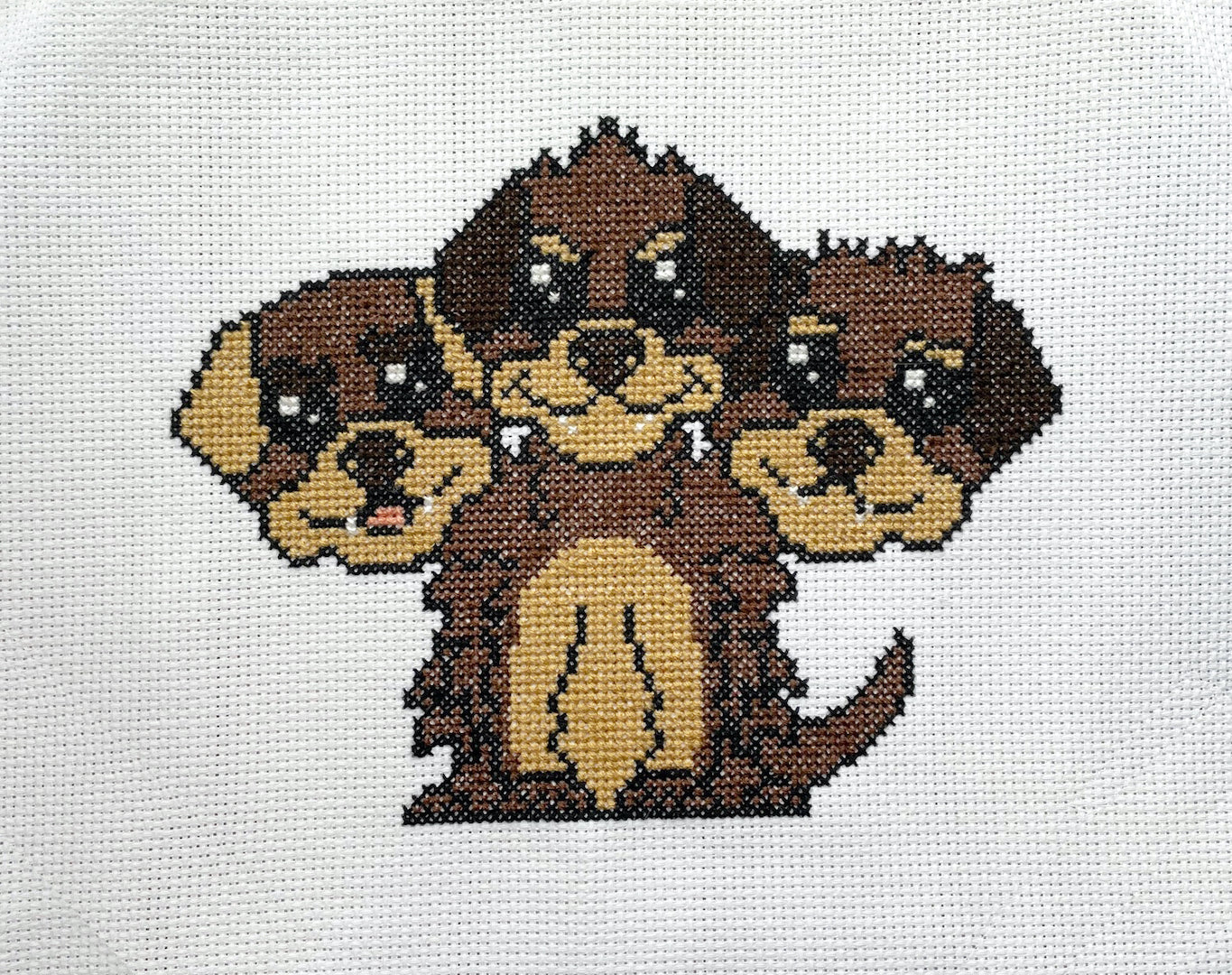 Cerberus Counted Cross Stitch DIY KIT - Prismatic Fiber Arts