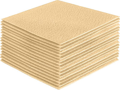 FabricLA Acrylic Felt Craft Sheet Packs – Champagne | Soft 100% Acrylic Felt Sheets for DIY & Crafts - Prismatic Fiber Arts
