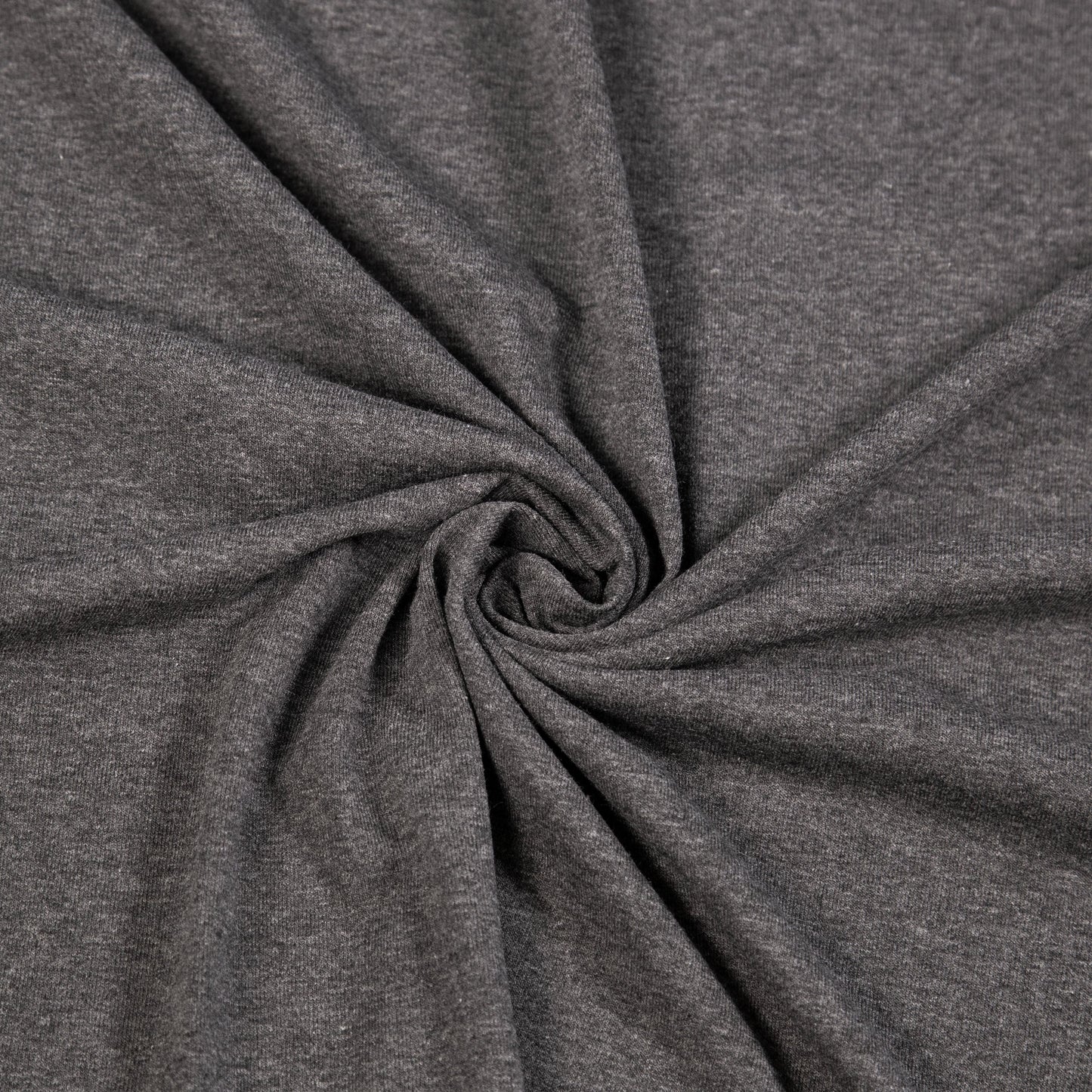 FabricLA 10 oz Cotton Spandex Jersey Knit Fabric – 4-Way Stretch | Charcoal - Prismatic Fiber Arts