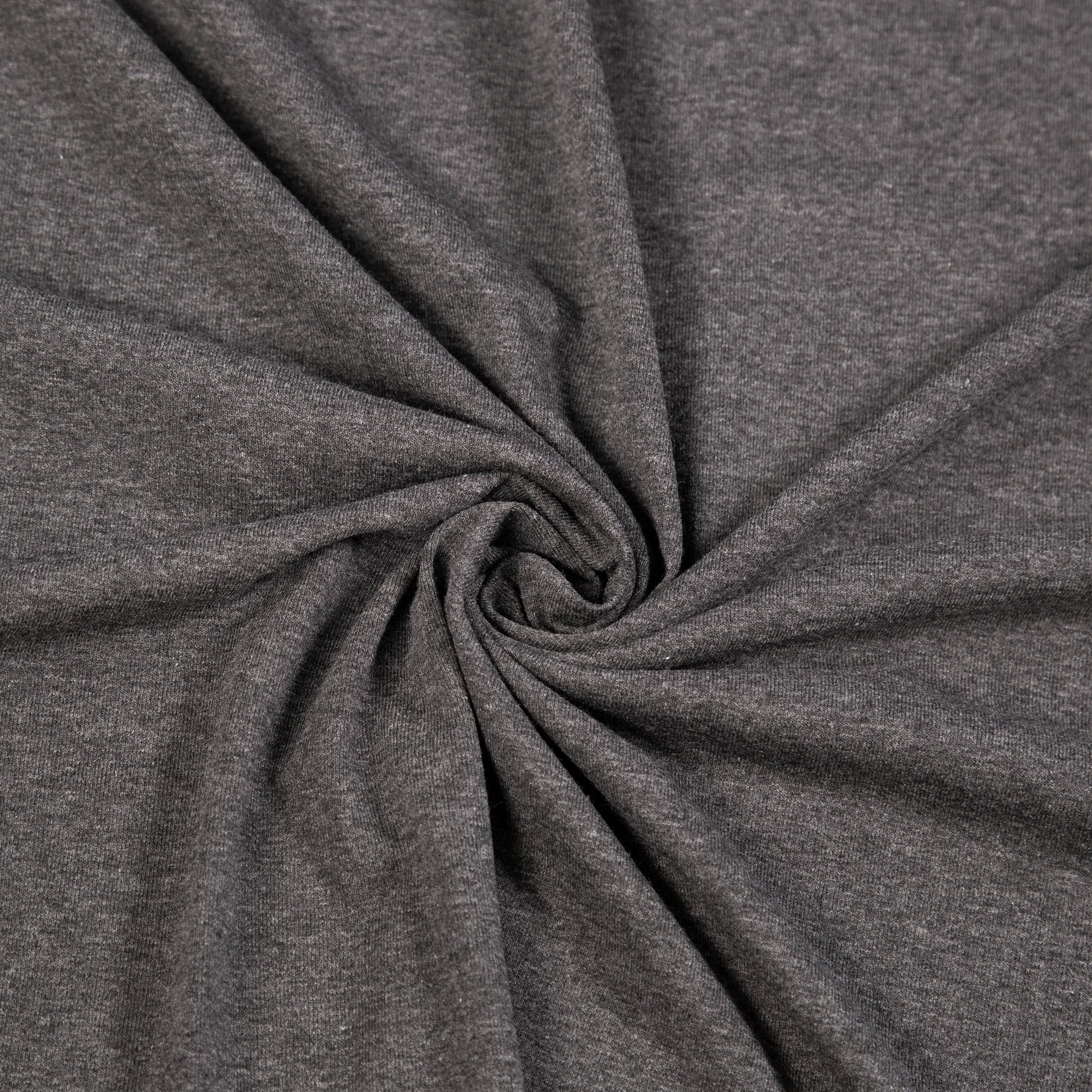 FabricLA 10 oz Cotton Spandex Jersey Knit Fabric – 4-Way Stretch | Charcoal - Prismatic Fiber Arts