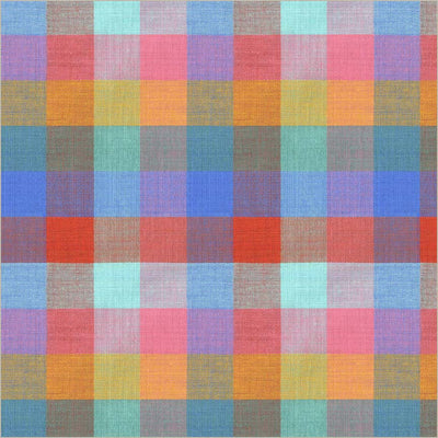 Cheerful Check Multi Cotton Wideback Fabric per yard - Prismatic Fiber Arts