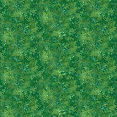 Chroma Rainforest Green 9060-74 Cotton 44"/45" Fabric Per Yard - Prismatic Fiber Arts
