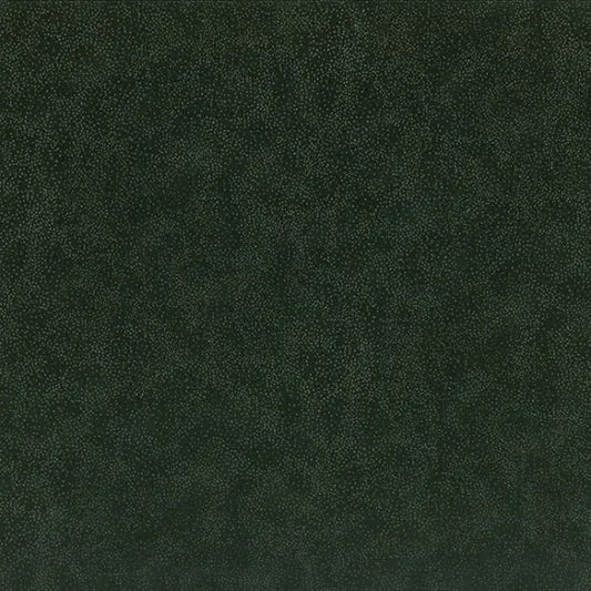 Classic Holiday Metallic Speckle Evergreen 43"/44" Fabric Per Yard