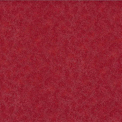 Classic Holiday Metallic Speckle Scarlet Red 43"/44" Fabric Per Yard - Prismatic Fiber Arts