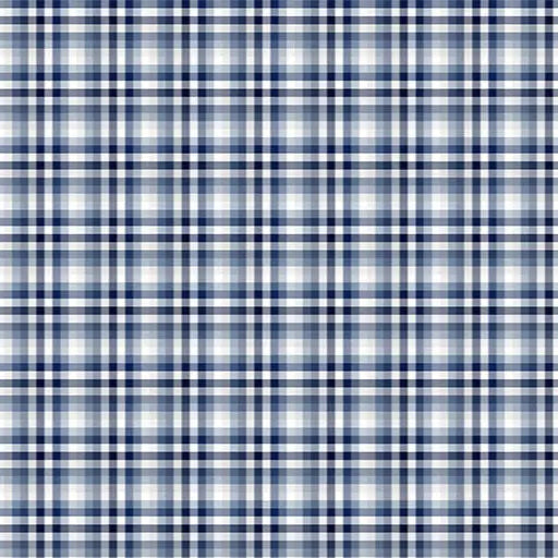 Classic Plaid Cloud Cuddle Blue Fabric per yard - Prismatic Fiber Arts