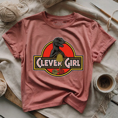Clever Girl T-shirt - Prismatic Fiber Arts