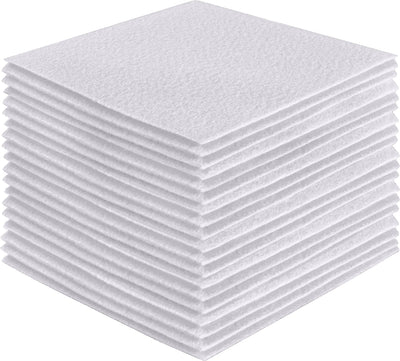 FabricLA Acrylic Felt Craft Sheet Packs – White | Soft 100% Acrylic Felt Sheets for DIY & Sewing - Prismatic Fiber Arts