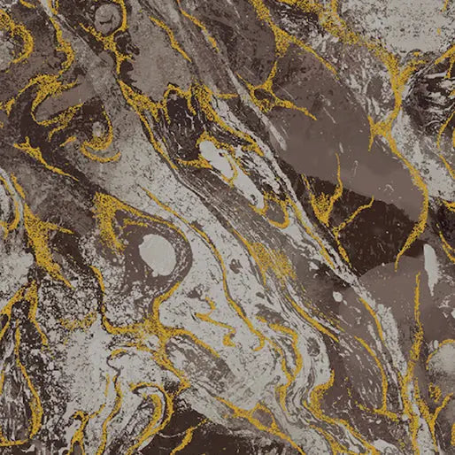 Cocoa Marbled Earth Cotton 44”/45" Fabric Per Yard - Prismatic Fiber Arts