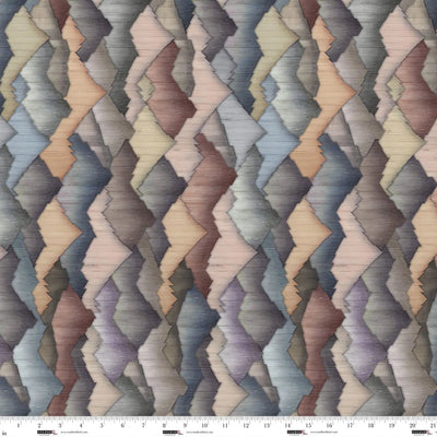 Coffee Mountains Out of the Woodwork Cotton 44"/45" Fabric Per Yard - Prismatic Fiber Arts