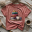 Coffee Yarn Books T-shirt - Prismatic Fiber Arts