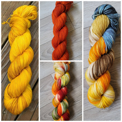 Happy Harvest 4 skein kit - Prismatic Fiber Arts