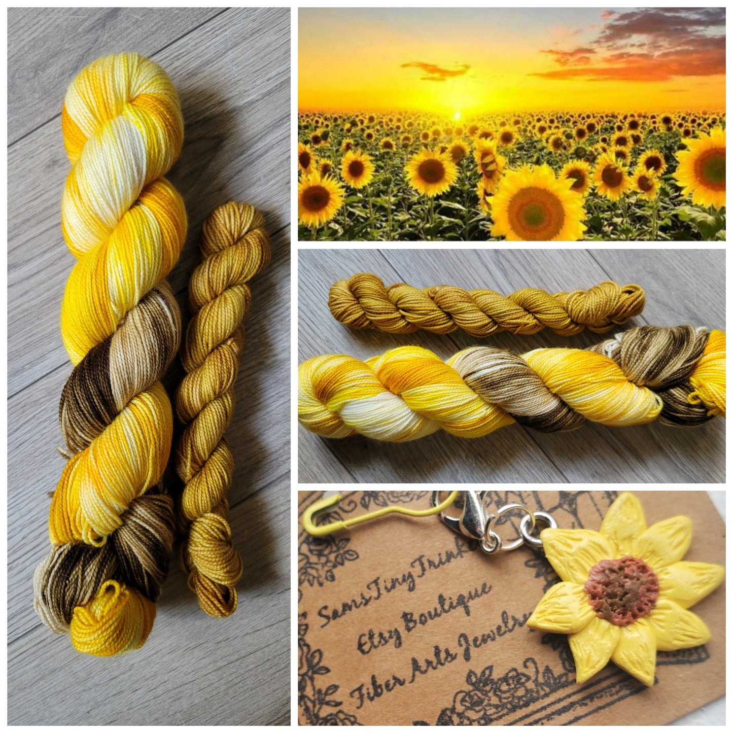 Sunflower Sunset Sock Set - Prismatic Fiber Arts